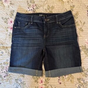 Simply Vera Vera Wang Blue Jean Shorts with Rolled Hem NEW!!!
